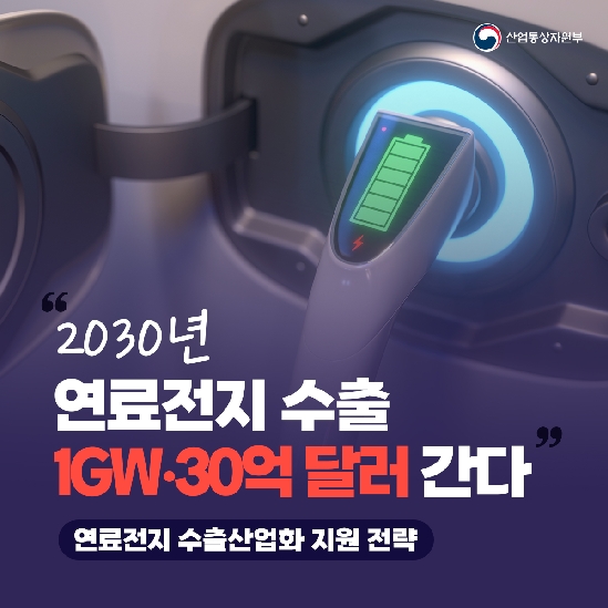 2030년 연료전지 수출 1GWㆍ30억 달러 간다